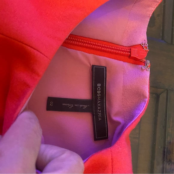 BCBGMaxAzria Cutout Bow Colorblock Dress - Picture 5 of 13